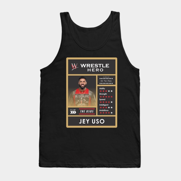 wwe card jey uso Tank Top by Kevindoa